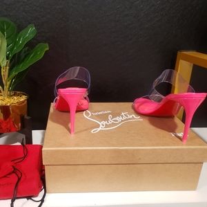 Brand new Christian louboutin illusion sandals